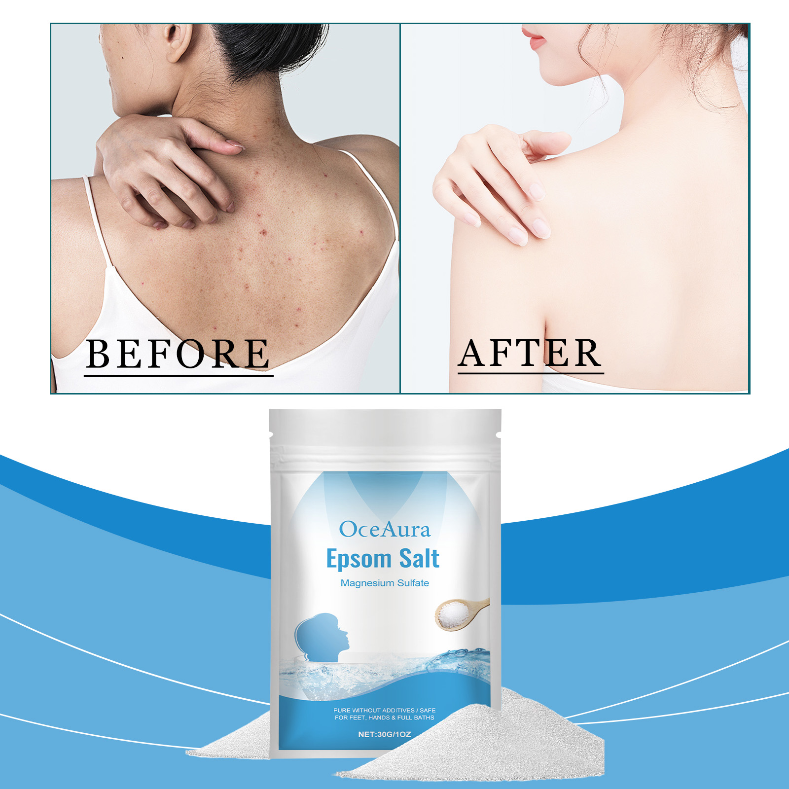 Epsom Salt Magnesium Sulfate M - đánh giá và giá Bath Salts Magnesium
