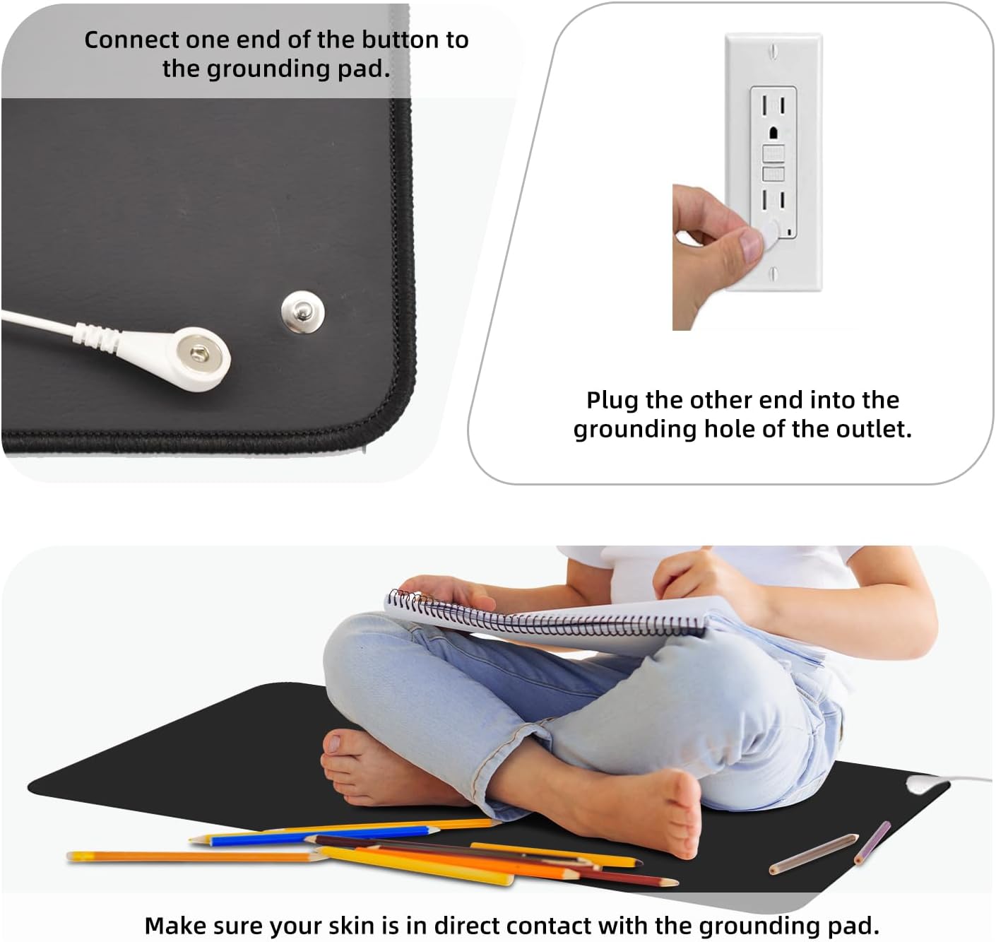 40X60CM Grounding Mat With Gro - đánh giá và giá Therapy Health And Wellness