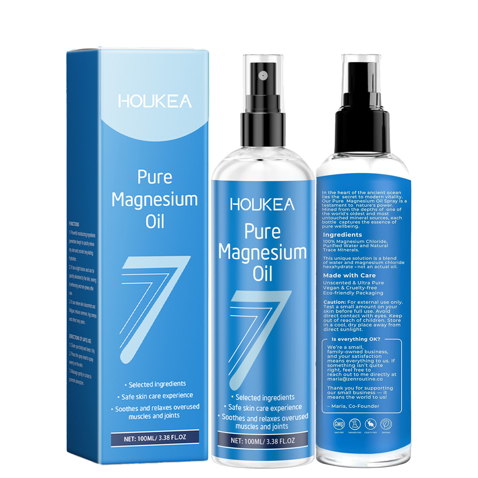 Pure Magnesium Oil Spray - USP - đánh giá và giá Bath Salts Magnesium