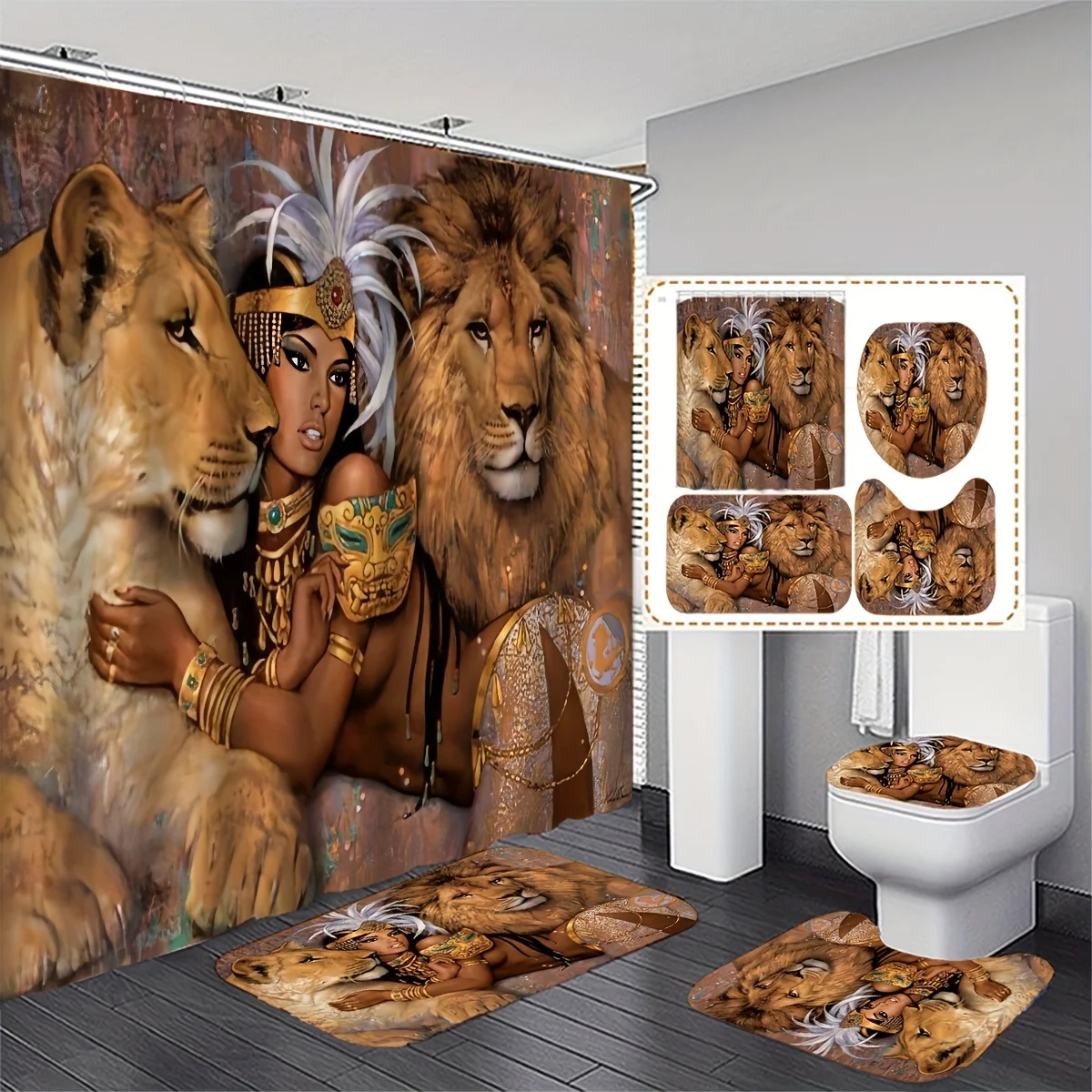 Regal Royal Lion and Queen Maj - đánh giá và giá Bamboo Bath Mat